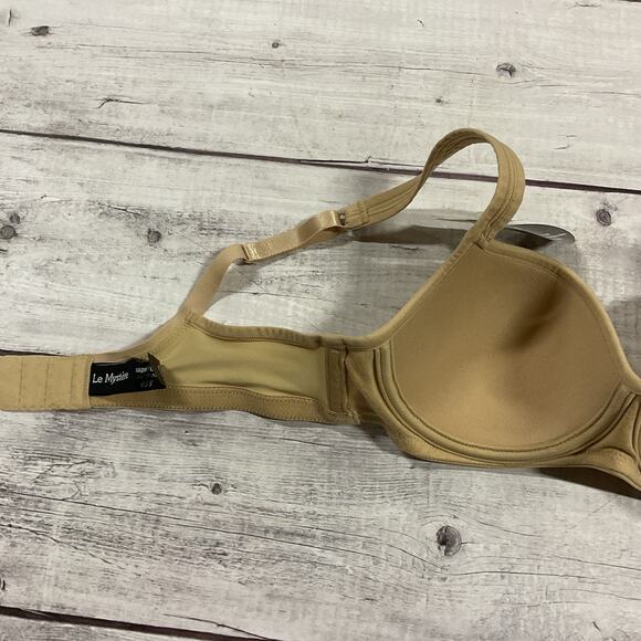 Le Mystere Bra Tisha Womens 34A Nude Beige Underwire T-Shirt L’ Image #955 NEW - Picture 10 of 11